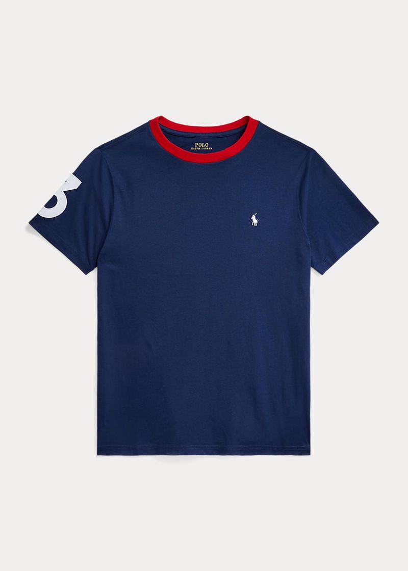 Camiseta Ralph Lauren Niño 6-14 Años Team Polo Cotton Jersey Chile Azul Marino PBNVW-2983